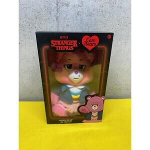 Netflix Care Bears x Stranger Things Cheer Bear as Eleven 12" Plush NEW - IN BOX